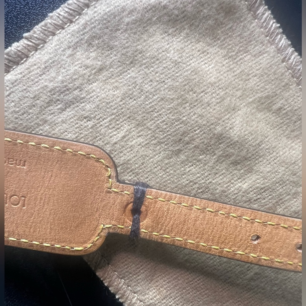 Louis Vuitton monogram Leather Bracelet - Picture 8 of 8